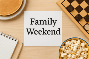 Familienritual am Wochenende