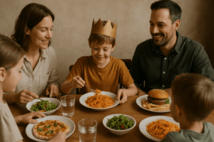 Ein gemeinsames Essen nach Wahl des Geburtstagskindes