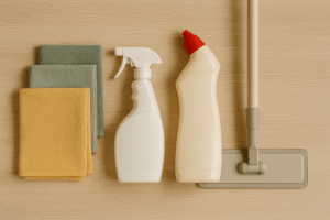 Minimalistische Putzroutine