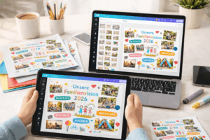 Digitales Visionboard