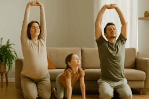 Entspannte Routine: Familienstretch 