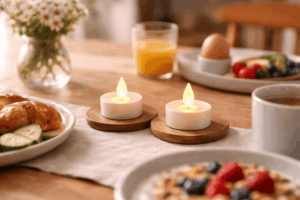 LED-Kerzen als Ritualsignal