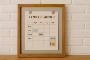 frische Familienplaner-Ideen