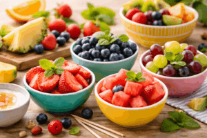 Gesundes Essen im Frühling