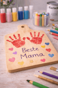 Frühstücksbrettchen bemalen