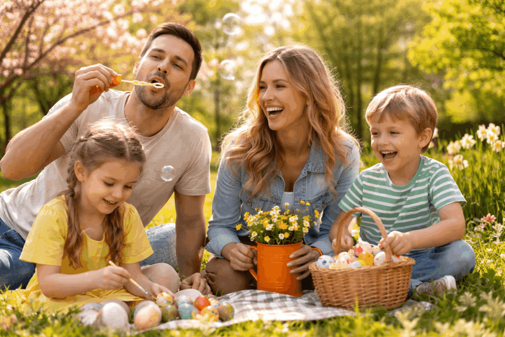 10 einfache Frühlingsrituale, die im Familienalltag wirklich funktionieren (und euch wieder näherbringen)