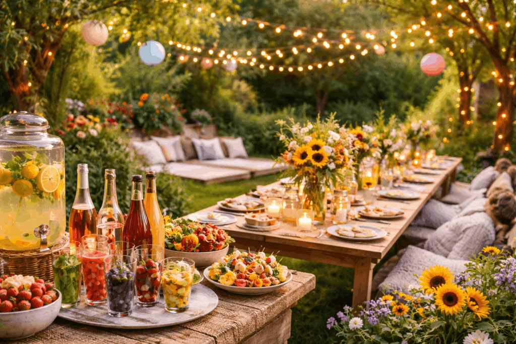 Geburtstag im Sommer Ideen: Die entspannte Gartenparty, die alle lieben (ohne Stress!)