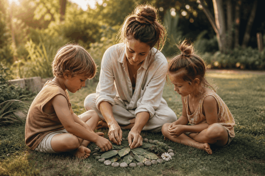 Achtsamkeit im Sommer: 5 einfache Beschäftigungen mit Kindern draußen (die wirklich Ruhe reinbringen)