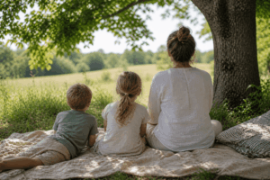 Stille Minute in der Natur