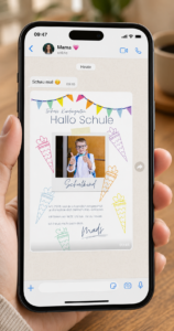 digitale Einladung zur Einschulung
